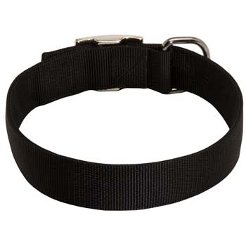 Everyday reliable nylon collar for Mastifflike dogs 