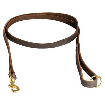 Cane Corso Leather Leash with Rust-proof Hardware