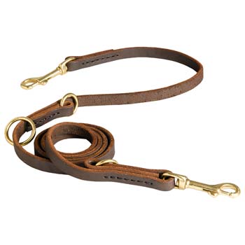 Quality Leather Leash for Comfortable Activity
