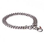 'Double Chain' Stainless Steel Cane Corso Collar