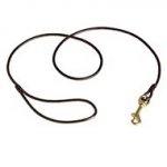 Rounded Leather Cane Corso Leash for Dog Shows