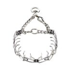 Best Chrome Pinch Prong Collar w/h Quick Release Snap Hook