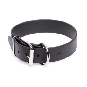 Extra Wide Black Biothane Cane Corso Collar