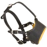 Stop Barking Leather Cane Corso Muzzle