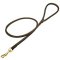 Natural Rolled Leather Dog Leash 3/4 inch for Cane Corso