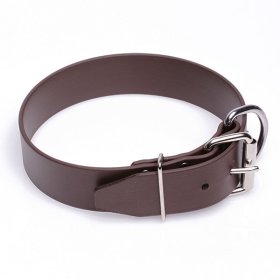 Extra Wide Brown Biothane Cane Corso Collar