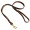 Durable Double Handle Leather Cane Corso Dog Leash 3/4 inch