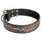 Designer Dog Collar with Fashionable Painting for Cane Corso Breed