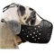 Most Durable Agitation Leather Dog Muzzle for Distinguished Molosses-Great Danes