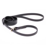 Black Biothane Cane Corso Leash and Collar Combo