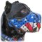 American Flag Mastiff Muzzle - Hand-Painted Dog Muzzle Introduction