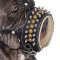Padded Leather Muzzle with Spikes for Cane Corso