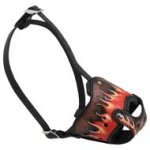 Unique Handmade Leather Dog Muzzle for Cane Corso