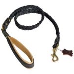 Select Braided Leather Leash 48'' for Cane Corso