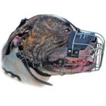 Light Cage Wire Dog Muzzle for American Bulldog