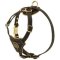 Handicraft Small Walking Leather Dog Harness for Puppies or Small Breeds