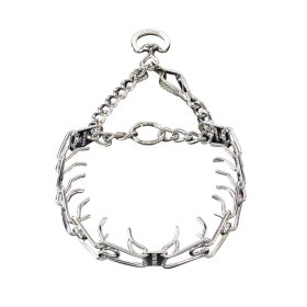 Best Chrome Pinch Prong Collar w/h Quick Release Snap Hook