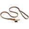 Sturdy Soft Leather Cane Corso Leash with Additional Ring for Walking and Training