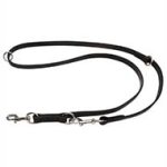 Multimode Leather Cane Corso Leash with Stainless Steel Snap Hooks