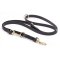 Multipurpose Black Biothane Cane Corso Leash for over 7 Different Activities