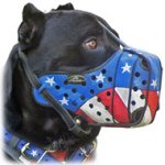 American Flag Mastiff Muzzle - Hand-Painted Dog Muzzle Introduction