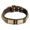 Handcrafted Vintage Spiked Dog Collar for Cane Corso Breed
