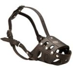 Fit Tight Leather Dog Muzzle for Cane Corso