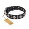 "Smart Geometry" FDT Artisan Studded Leather Cane Corso Collar