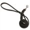 Leather Cane Corso Leash with Braided Adornment
