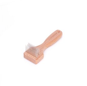 "Tidy Look" Wooden Brush/Comb With Metal Teeth for Cane Corso
