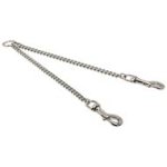 Herm Sprenger Chrome Plated Chain Coupler Leash for Cane Corso Walking