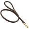 Leather Latigo Round Lead for Cane Corso -Rolled Dog Leash