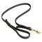 Cane Corso Leather Dog Leash with Decorative Braids for Walking and Training