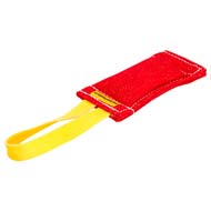 French Linen bite tug - 2 1/3 inch x 8 inch (6cm x 20 cm) with handle