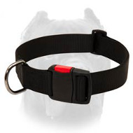 Any Weather Nylon Cane Corso Collar with Smart Quick Release Buckle for Training and Walking