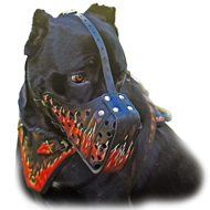 Comfortable Handmade Leather Cane Corso Muzzle