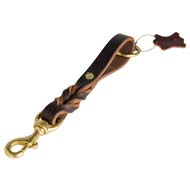 Short Leather Cane Corso Leash (pull tab leash) Short Leather Cane Corso Leash (pull tab leash)