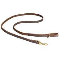 Stitched Leather Dog Leash for Cane Corso Stitched Leather Dog Leash for Cane Corso