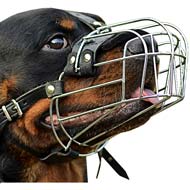 Classic Wire Basket Dog Muzzle Light for Noble Rottweiler Dogs