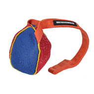 "Funny Play" French Linen Bite Tug for Puppies and Small Cane Corso - 3 x 4 inch (8 x 10 cm)