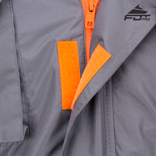 Reliable Velcro Fastening on Dog Training Jacket for Everyday Use