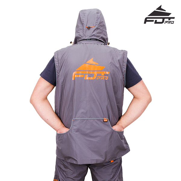 Reliable Dog Training Suit of Grey Color from FDT Wear