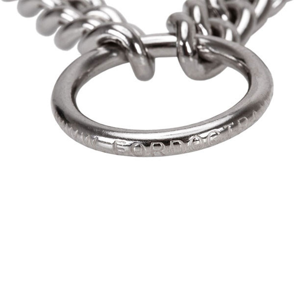 Top-rate chrome plated steel prong collar for poorly behaved dogs