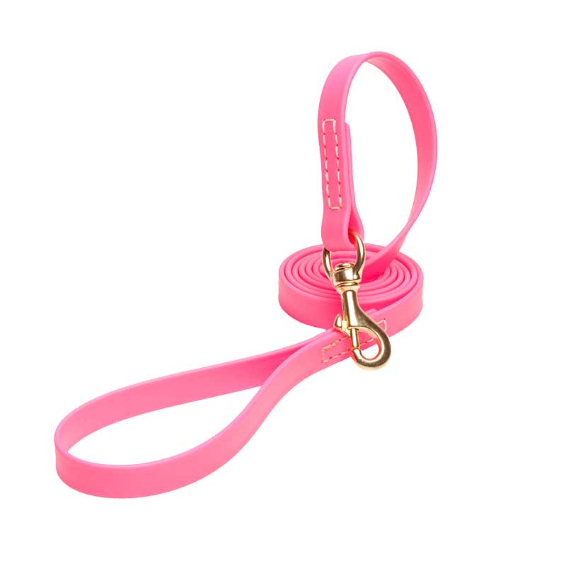 Pink Waterproof Cane Corso Leash Made of Biothane - Click Image to Close