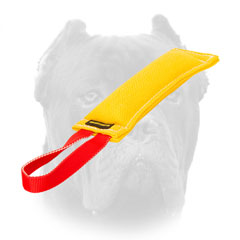 Cane Corso training tug with handle