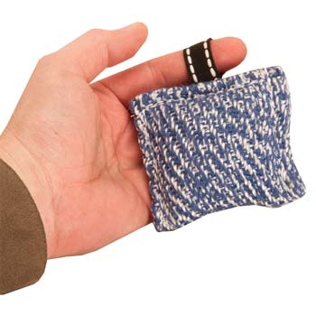Pocket size dog bite tug for Cane Corso