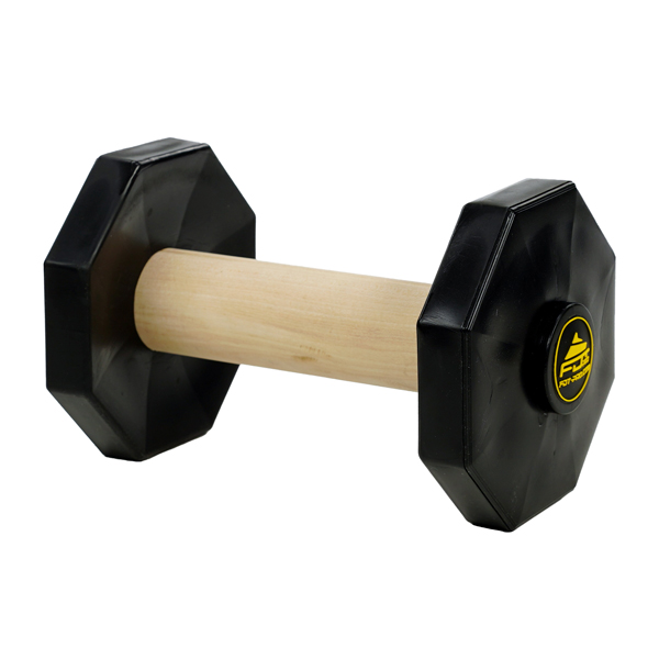 Dog dumbbell with heavy weight plates