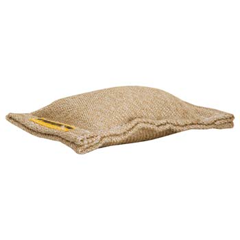 Stitched jute bite tug for Cane Corso