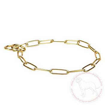 Luxurious Cane Corso fur saver choke collar