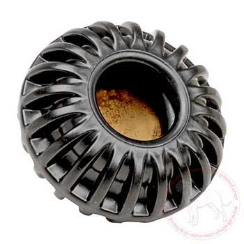 Interactive dog treat holder for Cane Corso